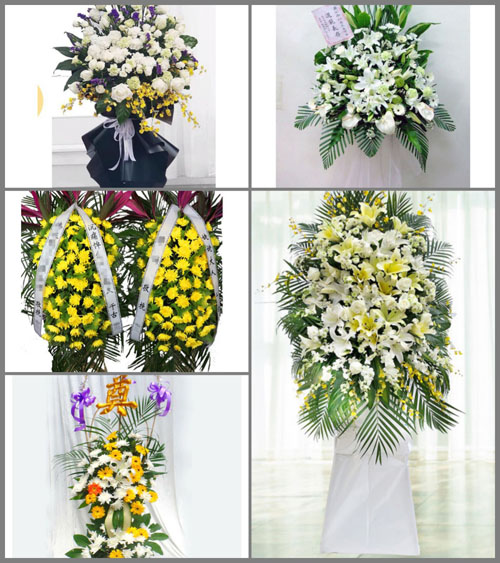 福建泉州安溪县感德镇霞庭村白事花篮预定